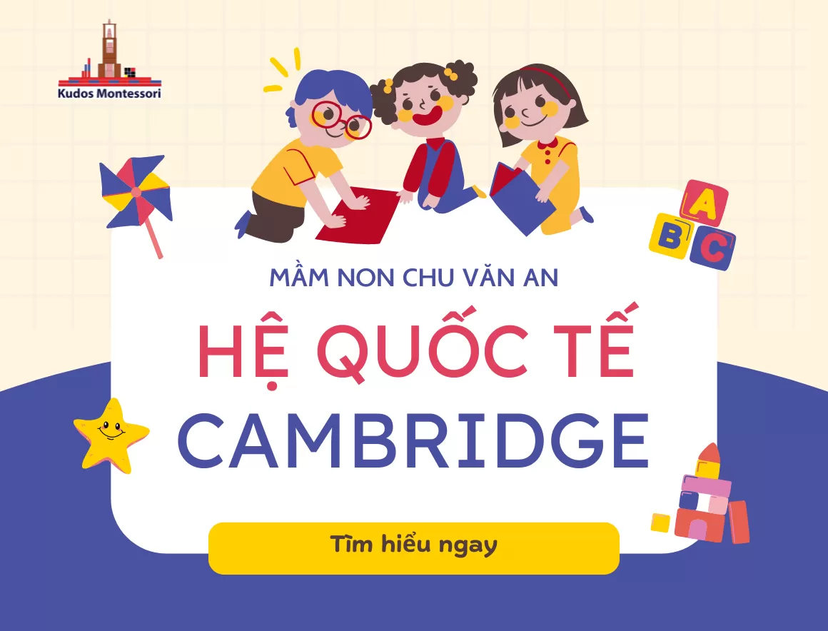 Chương trình học tập tại Mầm non Chu Văn An