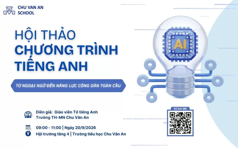 HỘI THẢO: “TIẾNG ANH KHÔNG CHỈ ĐỂ HỌC – TIẾNG ANH ĐỂ NGHĨ, ĐỂ LÀM VÀ BƯỚC RA THẾ GIỚI”