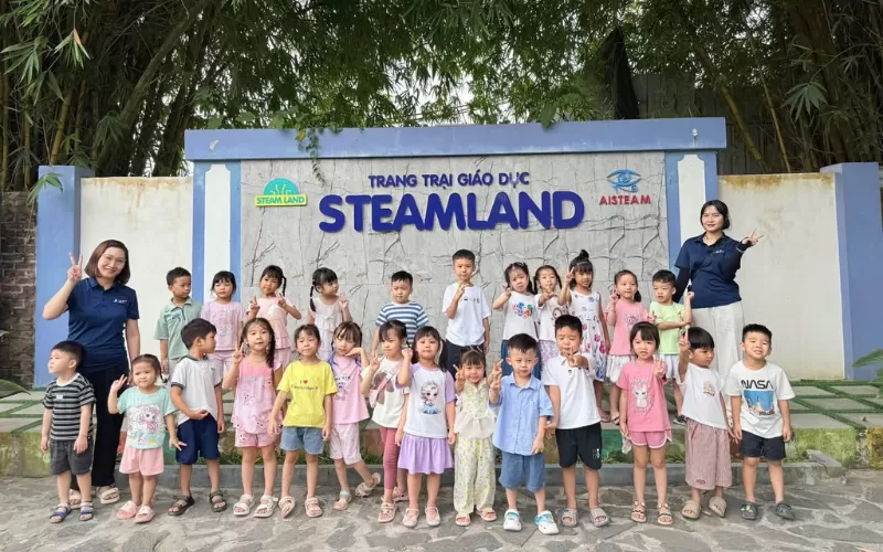 [DÃ NGOẠI STEAM LAND] MỘT NGÀY LẤM LEM ĐỂ TRƯỞNG THÀNH CỦA CÁC BẠN NHỎ CHU VĂN AN